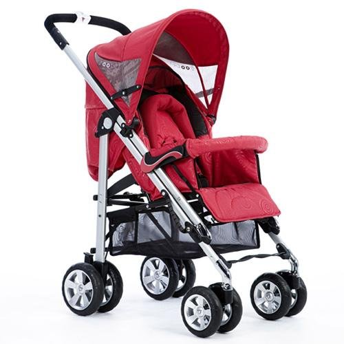 Bolero Everyday Stroller in Red Waves