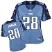 Reebok Tennessee Titans Chris Johnson Women's Premier Jersey-Size: Xx Large