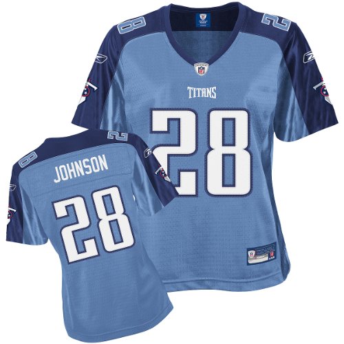 Reebok Tennessee Titans Chris Johnson Women's Premier Jersey Medium