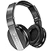 Sentey Headphones with Microphone Audiophile Headset Metal Band for Travel Work Gaming Running Sport Transport Carrying Case Included Over the Ear Cups Rotation Volume Control Portable