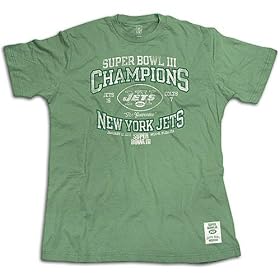 Jets Reebok Mens NFL Classic Super Bowl Tee