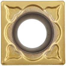 Sandvik Coromant SCMT Carbide Turning Insert, GC1005 Grade, TiAlN Coating, Square Shape