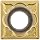 Sandvik Coromant SCMT Carbide Turning Insert, GC1005 Grade, TiAlN Coating, Square Shape
