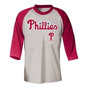 Philadelphia Phillies Batting Champ 3/4 Sleeve Raglan T-Shirt
