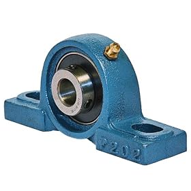 20mm Mounted Bearing UCP204 + Pillow Block Cast Housing