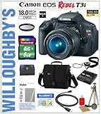 Canon Rebel T3i Stimulus Starter Bundle + Canon Rebel T3i 18 MP CMOS Digita ....