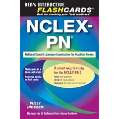 NCLEX-PN Interactive Flashcards Book (REA) (Flash Card Books)