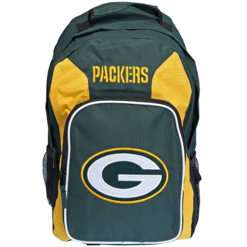 NFL Green Bay Packers Southpaw Backpack (Hunter Green, Medium)