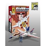 G.I. Joe Pursuit of Cobra SDCC 2011 San Diego ComicCon Exclusive 3 3/4 Inch Vehicle Skystriker Jet with Cobra Commander Starscream Repaint