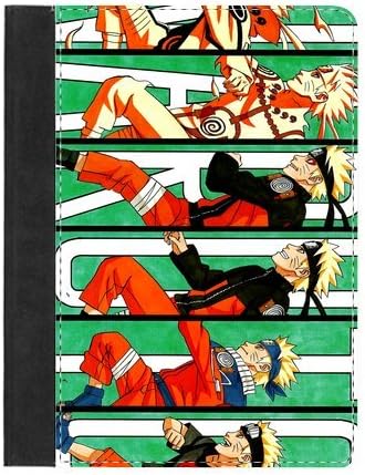Custom Design Case Vintage Cartoon Naruto Anime Silicone Rubber Smart Cases for iPad Air 2