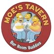 Simpsons Bar Buddies Talking Wall Clock