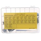 Innovative 200 pieces O-Ring Kit with 3 Assorted Brass Picks