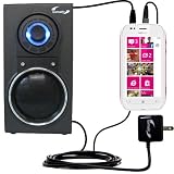 10 Watt Battery Powered Portable Amplified Audio Speaker with Dual charger also charges the Nokia Sabre