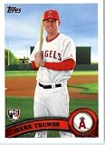 2011 Topps Baseball Card #57 Mark Trumbo (RC) - RC - Rookie Card - Angels - MLB Trading Card In A Protective Screwdown Case