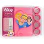 Disney Princess Bathroom Shower Curtain Pink with Hooks
