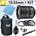 Nikon 10-24mm f/3.5-4.5G ED AF-S DX Nikkor Lens + Deluxe Accessory Kit