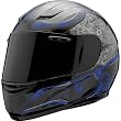 SparX Crank S-07 Street Motorcycle Helmet - Blue