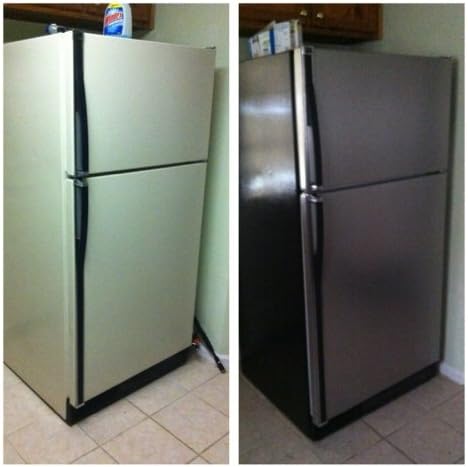 Stainless Steel Instant Magnet Refrigerator Appliance Cover, Skin, Panel
