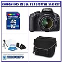 Canon Rebel T2i 18.0 MP Digital SLR w/ Canon 18-55mm IS Lens + Shooter Package K# 2