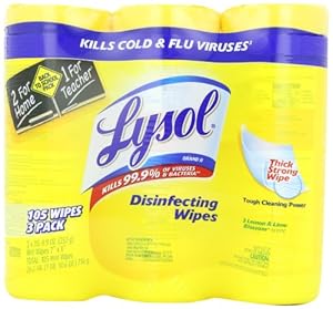 Lysol Disinfecting Wipes Value Pack, Lemon and Lime Blossom, 105 Count