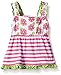 Nannette Baby Girls' Little 2 Piece Playwear Set with Bow On Chest and Applique