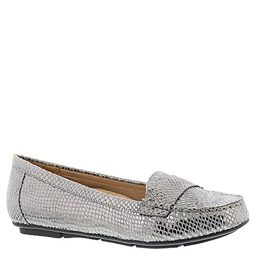 Vionic with Orthaheel Larrun Women's Slip On 8 B(M) US Gunmetal-Snake