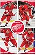 Detroit Red Wings (Brian Rafalski, Pavel Datsyuk, Nicklas Lidstrom, Henrik Zetterberg) Sports Poster Print - 24" X 36"
