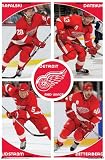 Detroit Red Wings (Brian Rafalski, Pavel Datsyuk, Nicklas Lidstrom, Henrik Zetterberg) Sports Poster Print - 24