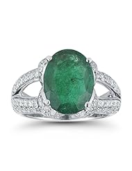 Designer Gold 18K Emerald And Diamond Ring!!!