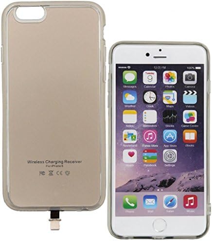 ivolks Qi Wireless Charging Receiver Built-In And Protective Case Of iPhone 6 / iPhone 6S Back Cover Case For 4.7 Inch iPhone 6 / 6S (Gold)