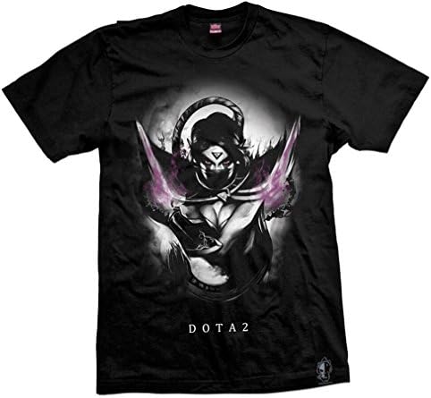 13 Age City Unisex Darkly Dota2 Shirt Short Sleeve T-shirt Tees Black TI5 Templar Assassin,M