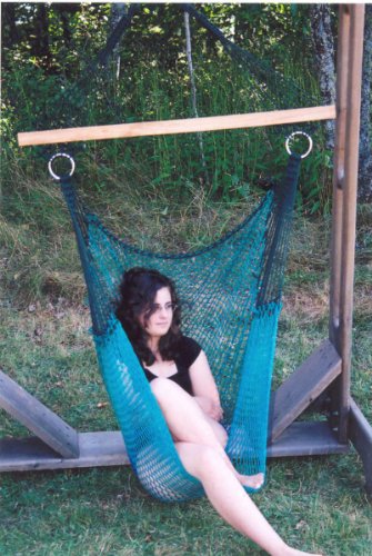 Bay Hammock 100% Polyester Net Hammock Swing (44 Bay Hammock 100% Polyester Net Hammock Swing (44