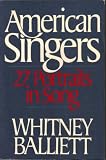 American Singers: Twenty-seven Portraits in Song