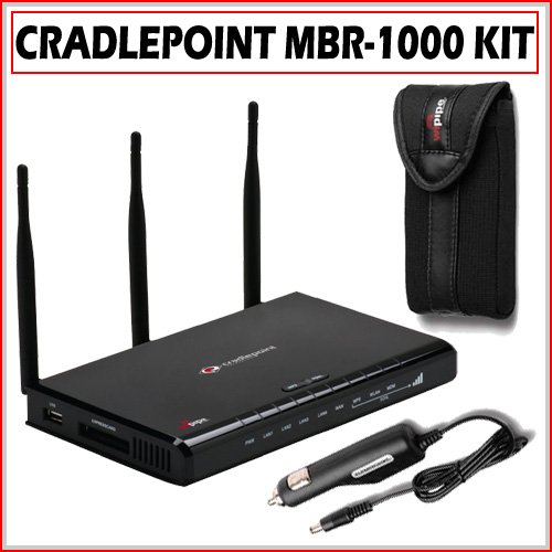 Cradlepoint MBR-1000 Mobile Broadband Wireless Router + Accessory Kit