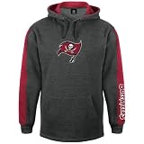 Tampa Bay Buccaneers Gridiron Charcoal Hoodie, Medium