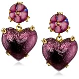 Marv Graff French Hearts Drop Earrings