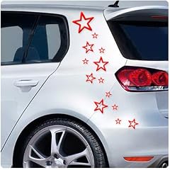 Sterne Autoaufkleber Aufkleber FARBE frei w�hlbar! Set:5