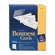 Business Card, Laser, 2"x3-1/2", 2500/BX, White