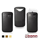 Snugg Samsung Galaxy S3 Mini Pocket Cases Cover with Card Slot, Elastic Pull Strap and Premium Nubuck Fibre Interior (Black) including Lifetime Guarantee