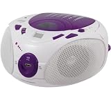 from METRONIC METRONIC CD-MP3 Pop Purple Radio - purple / white Model POP
