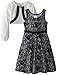 Bonnie Jean Girls' Big Lace Fit and Flare Dress with Sweater