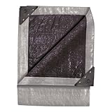 IMAGE OF TEKTON 6323 10-Foot by 20-Foot Double Duty Tarp, Silver/Black
