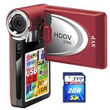 SVP HDDV-2300-Red 11MP Max 2.4-inch LCD Digital Video Camcorder with Speaker + FREE SVP 2GB High Speed SD Memory Card