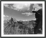 Historic Print (M): Overhanging Rock, Glacier Point, Yosemite National Park, Calif.
