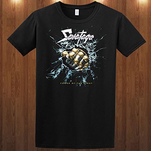 Details about Savatage tee Power Of The Nite American heavymetal band t-shirt S M L XL 2XL 3XL (Large)