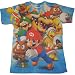 Nintendo Super Mario Characters Mens Photo Sheer T-Shirt