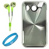 Silver Metallic Cosmo Back Protector Cover Case for HTC Inspire 4G AT&T And ....