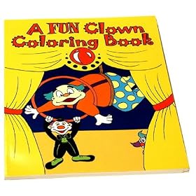 Clown 3-way Colouring Book, Great Children's Magic Trick!