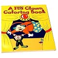 Clown 3-way Colouring Book, Great Children's Magic Trick!