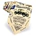 Men's Silk Antique Cars in Color Tie by Museum Artifacts in Cream